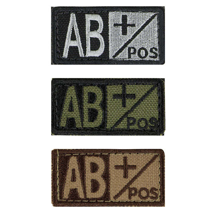 Condor Blood Type Velcro Patch