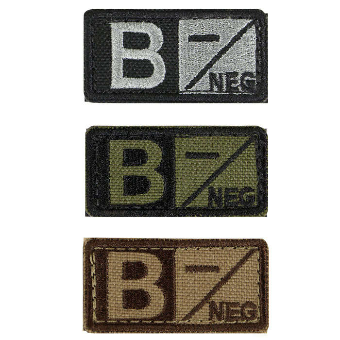 Condor Blood Type Velcro Patch