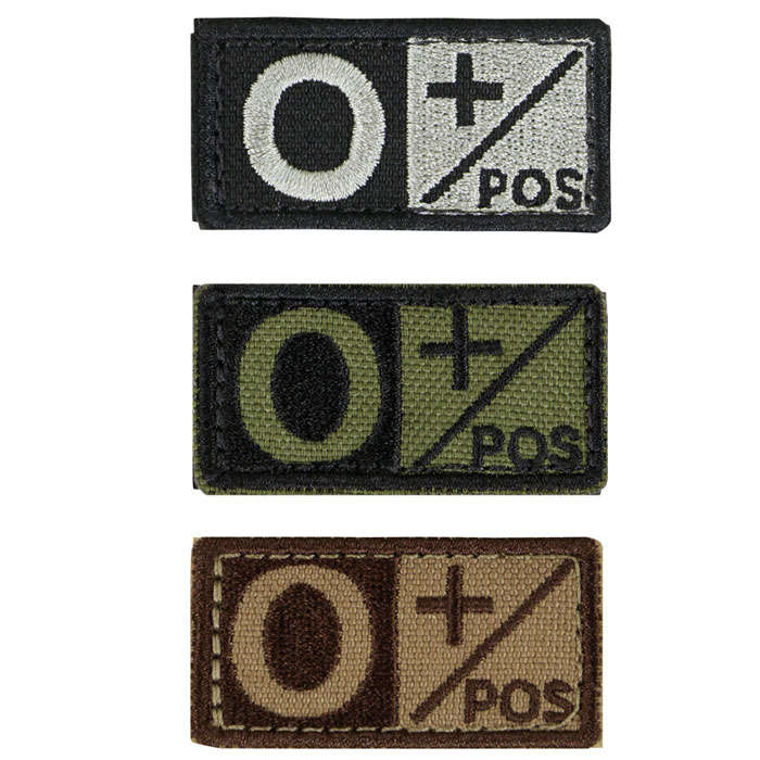 Condor Blood Type Velcro Patch