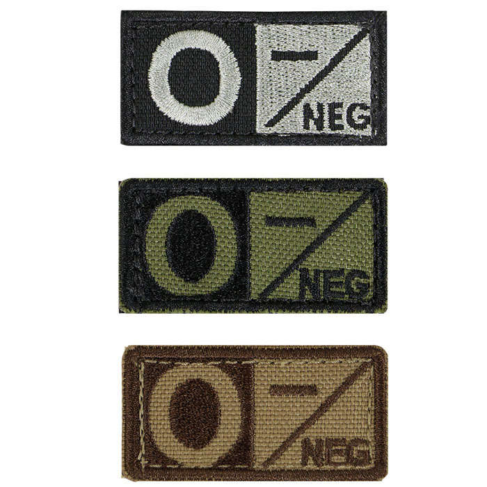 Condor Blood Type Velcro Patch