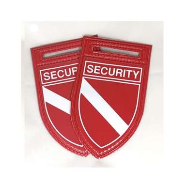 PVC "SECURITY" Flash - Set of 2
