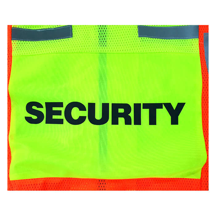 "SECURITY" Branded Metro Reflective Jacket with Detachable Sleeves