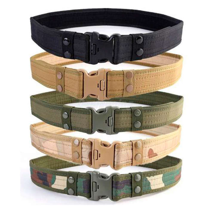 TacSpec Tactical Belt with Keepers - Various