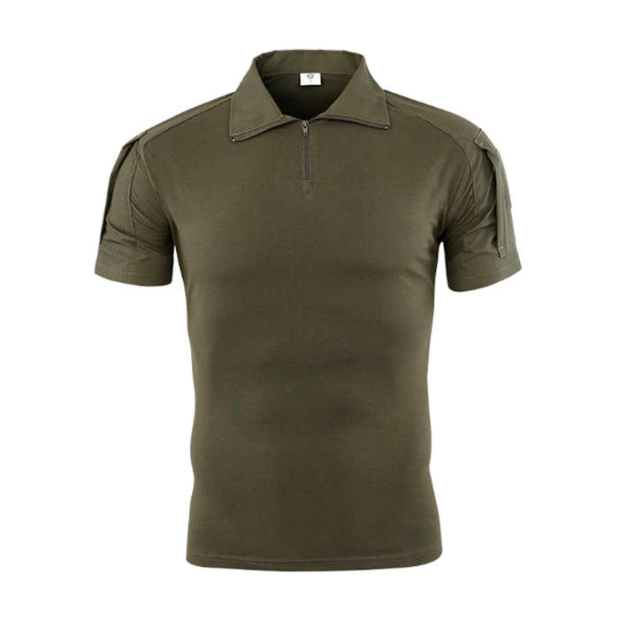 TacSpec Short Sleeve Combat Shirt with Zip - Various
