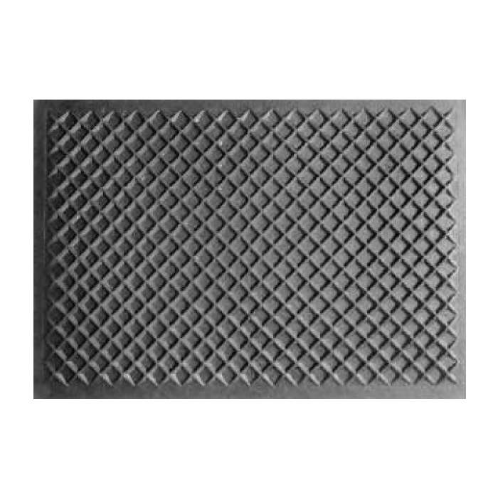 Moto-Quip Black Rubber Mat, Size - 50cm x 35cm