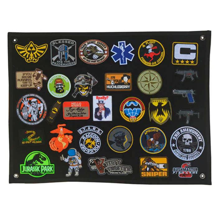 TacSpec Velcro Patch Display Board Small - Black