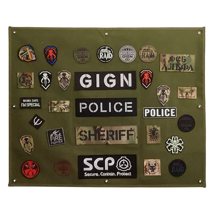 TacSpec Velcro Patch Display Board Small - Black