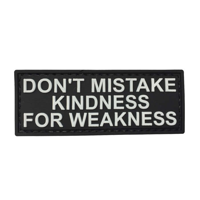 TacSpec "Don't Mistake" PVC Velcro Patch