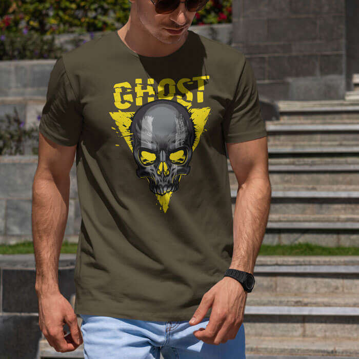 TON "Ghost MW2" Unisex Premium T-Shirt - OD