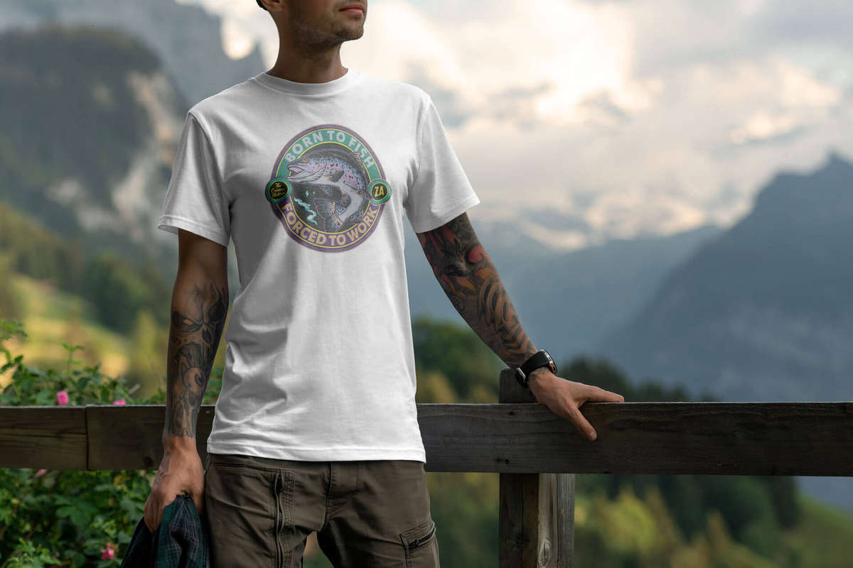 TON "Born To Fish" Unisex Premium T-Shirt