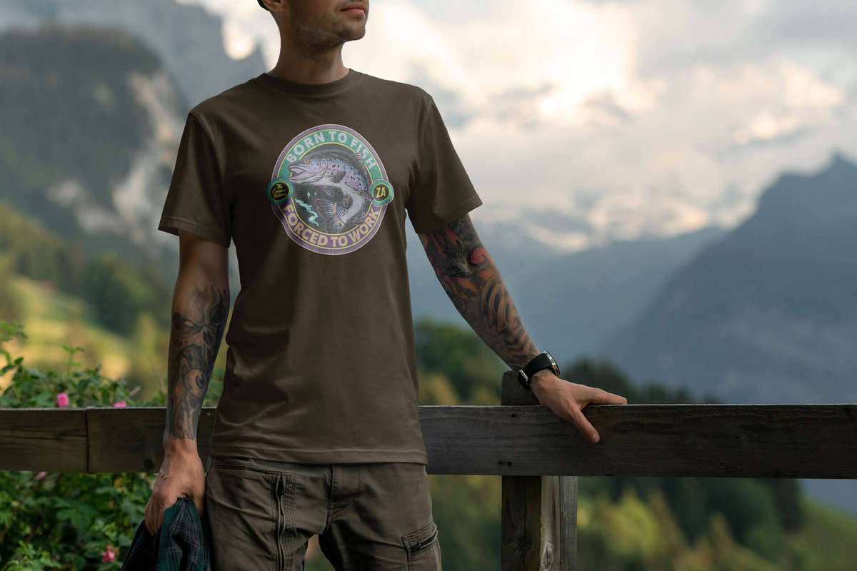 TON "Born To Fish" Unisex Premium T-Shirt
