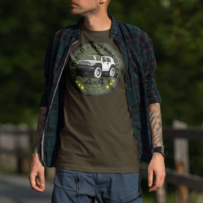 TON "No Road No Problem - FJ Cruiser" Unisex Premium T-Shirt