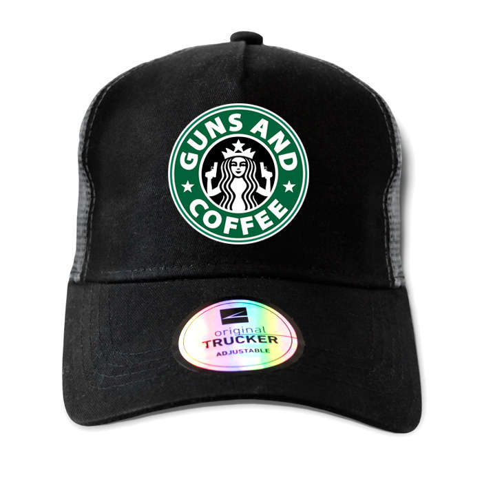 TON "Guns and Coffee" Outdoor Trucker Cap