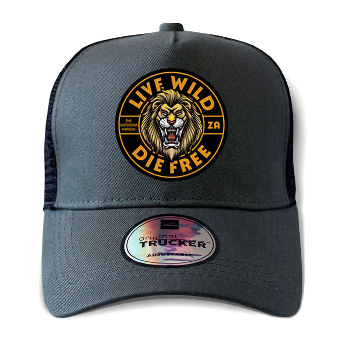 TON "Live Wild Die Free" Outdoor Trucker Cap