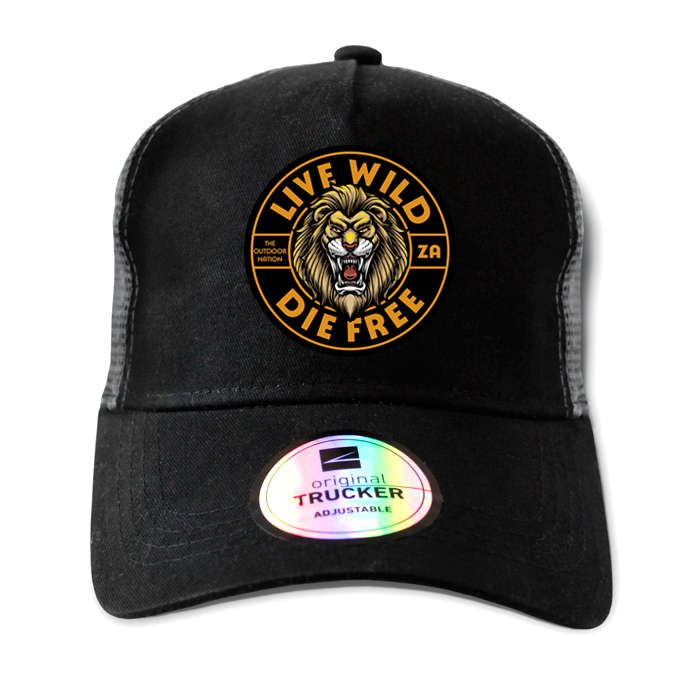 TON "Live Wild Die Free" Outdoor Trucker Cap