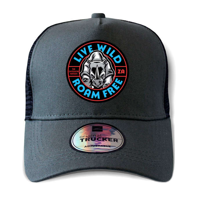 TON "Live Wild Roam Free" Outdoor Trucker Cap
