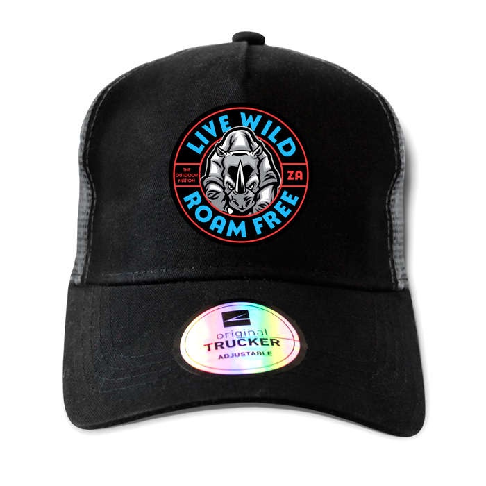 TON "Live Wild Roam Free" Outdoor Trucker Cap