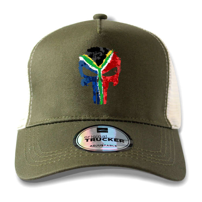 TON "SA Flag Punisher" Outdoor Trucker Cap