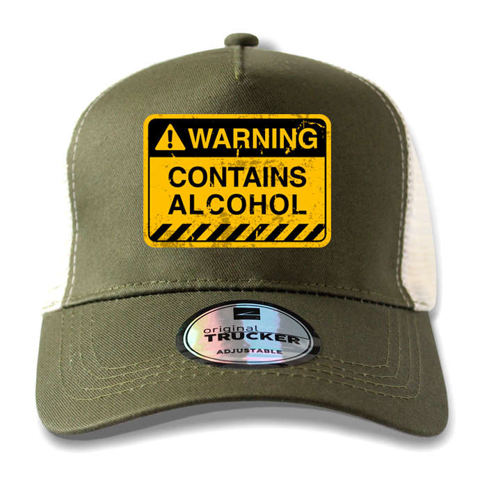 TON "Contains Alcohol" Outdoor Trucker Cap