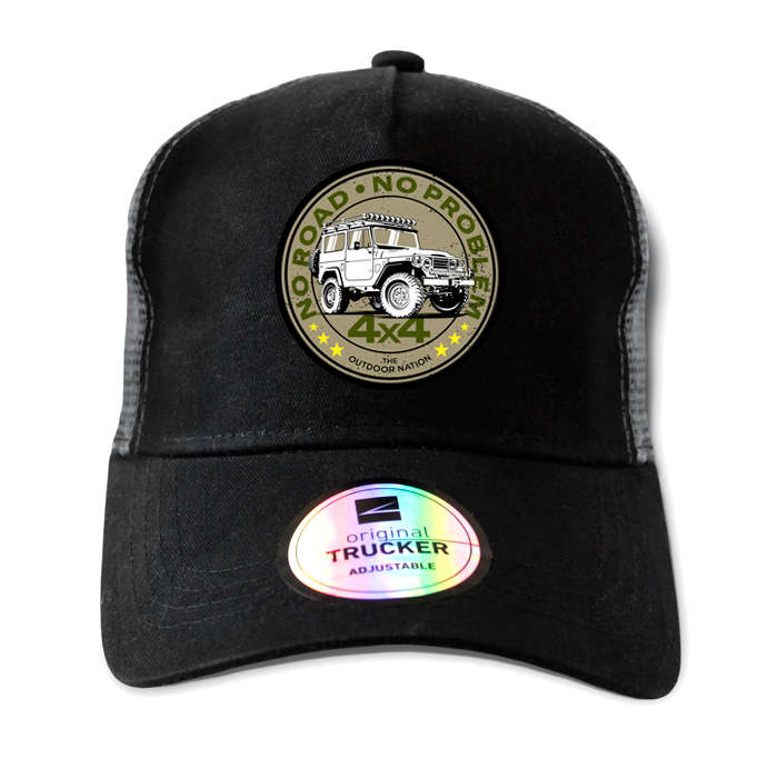 TON "No Road, No Problem - FJ40" Outdoor Trucker Cap