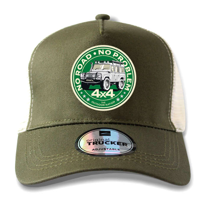 TON "No Road, No Problem - Land Rover" Outdoor Trucker Cap