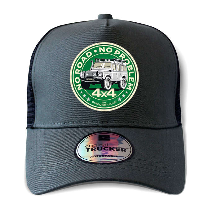 TON "No Road, No Problem - Land Rover" Outdoor Trucker Cap