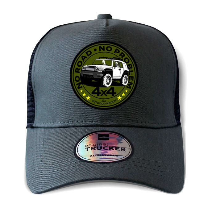 TON "No Road, No Problem - FJ Cruiser" Outdoor Trucker Cap