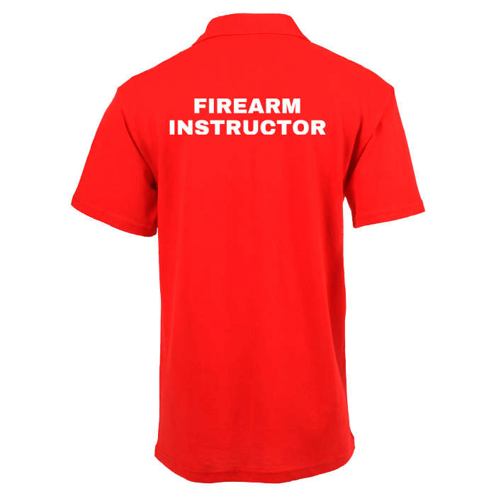 DZI "FIREARM INSTRUCTOR" 180g Cotton Polo Duty Shirt