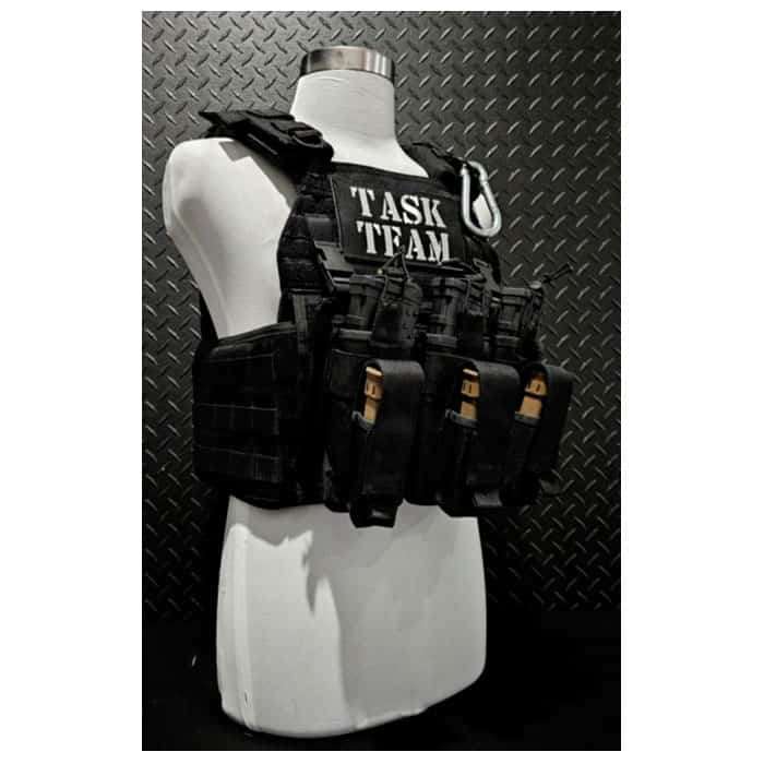 Alpha Plate Carrier Vest Only & Triple Kangaroo Mag Pouch