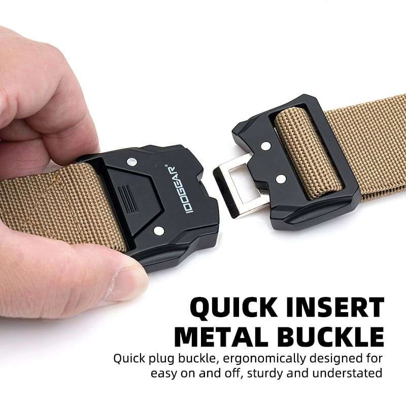 IDOGear 1.5" Stretch Tactical Belt with QR Buckle - Various