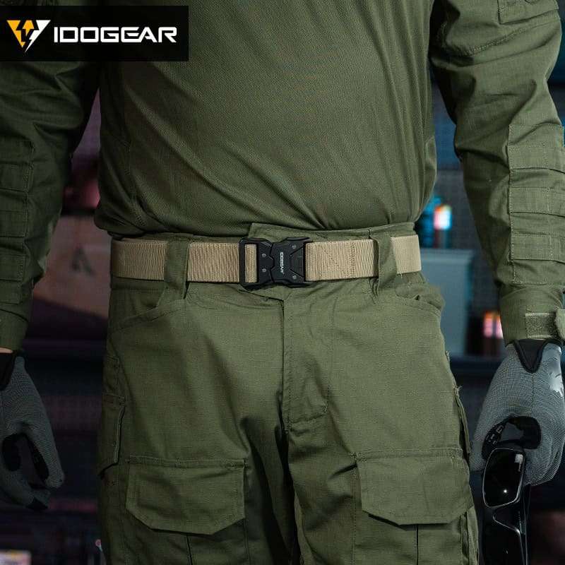 IDOGear 1.5" Stretch Tactical Belt with QR Buckle - Various