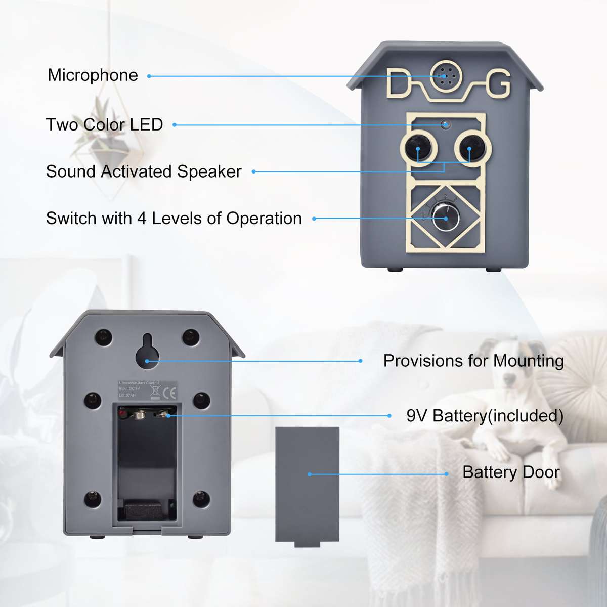 Ultrasonic Anti-Barking Training Device
