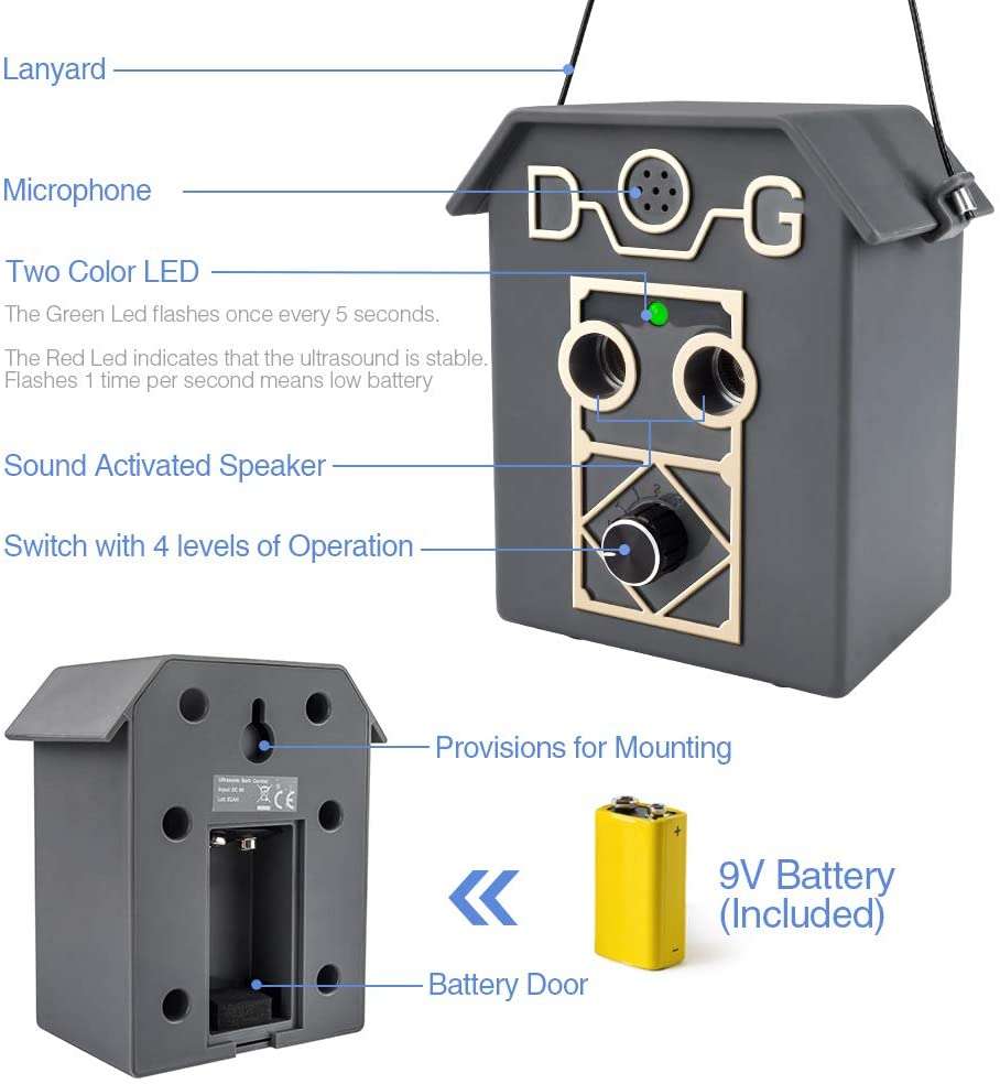 Ultrasonic Anti-Barking Training Device