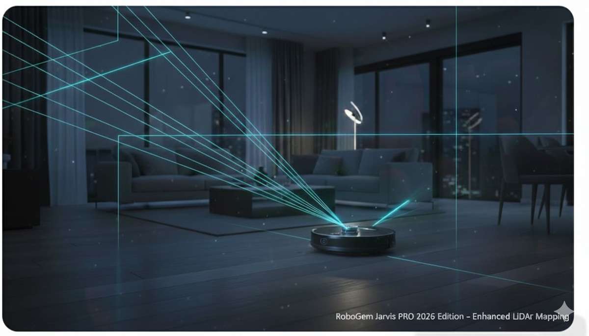 RoboGem Jarvis Robotic Vacuum Cleaner - Reconditioned - 2026 Model - 6 Month Warranty