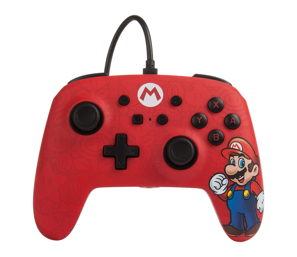 PowerA Enhanced Wired Nintendo Switch Controller - Mario