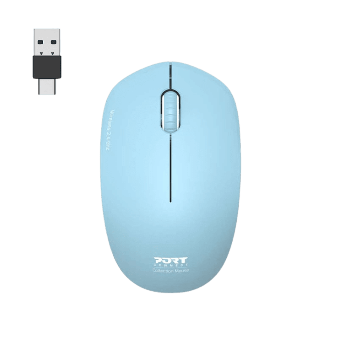 Port 2.4Ghz Wireless Mouse - Azure
