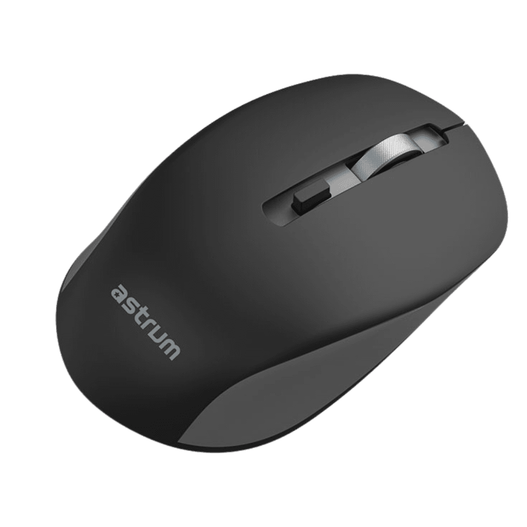 Astrum Rechargeable Wireless Mouse - Black/Grey