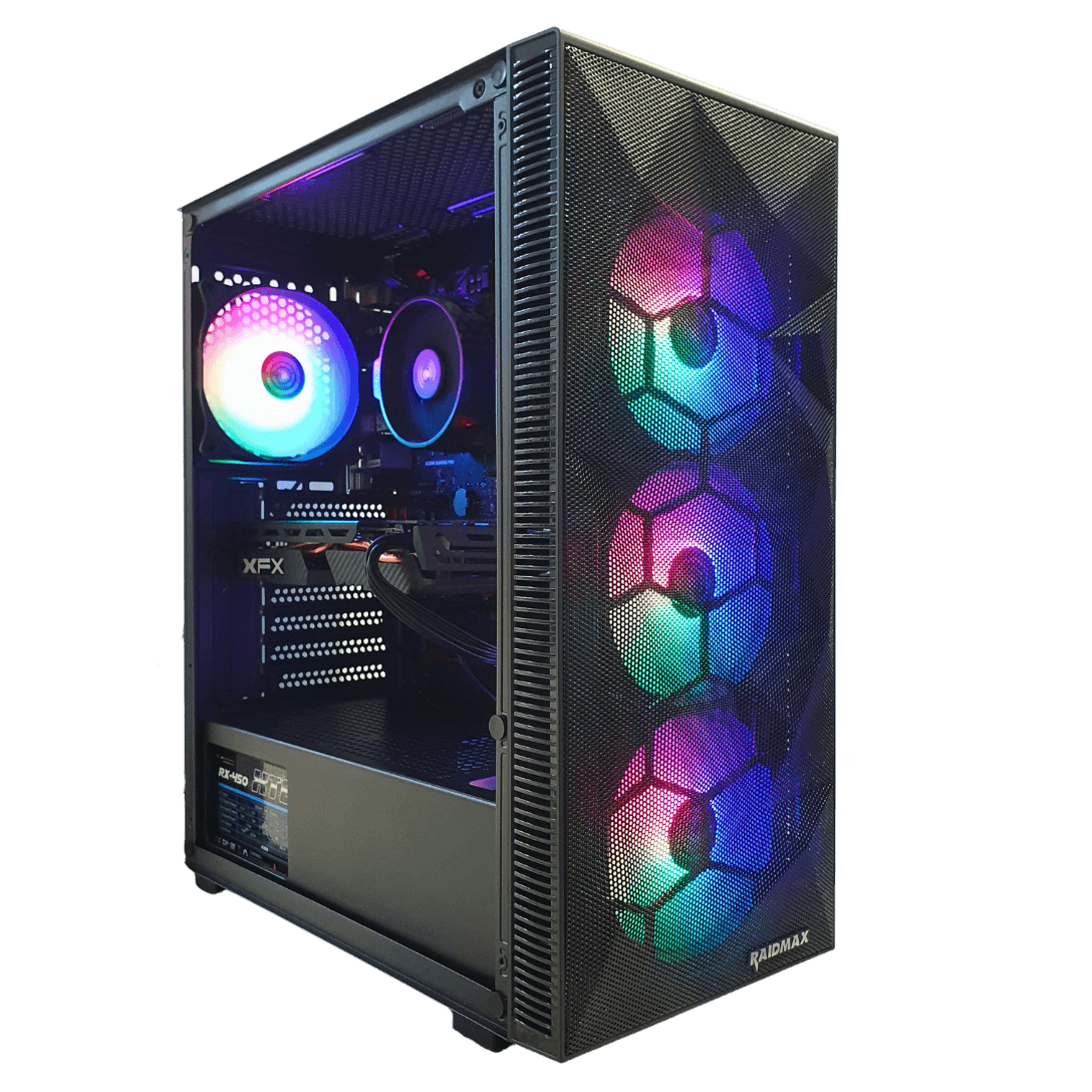 Ryzen 3 2200G Gaming PC with RX 580 8GB  8GB RAM, 240GB SSD  1080p Gaming Performance