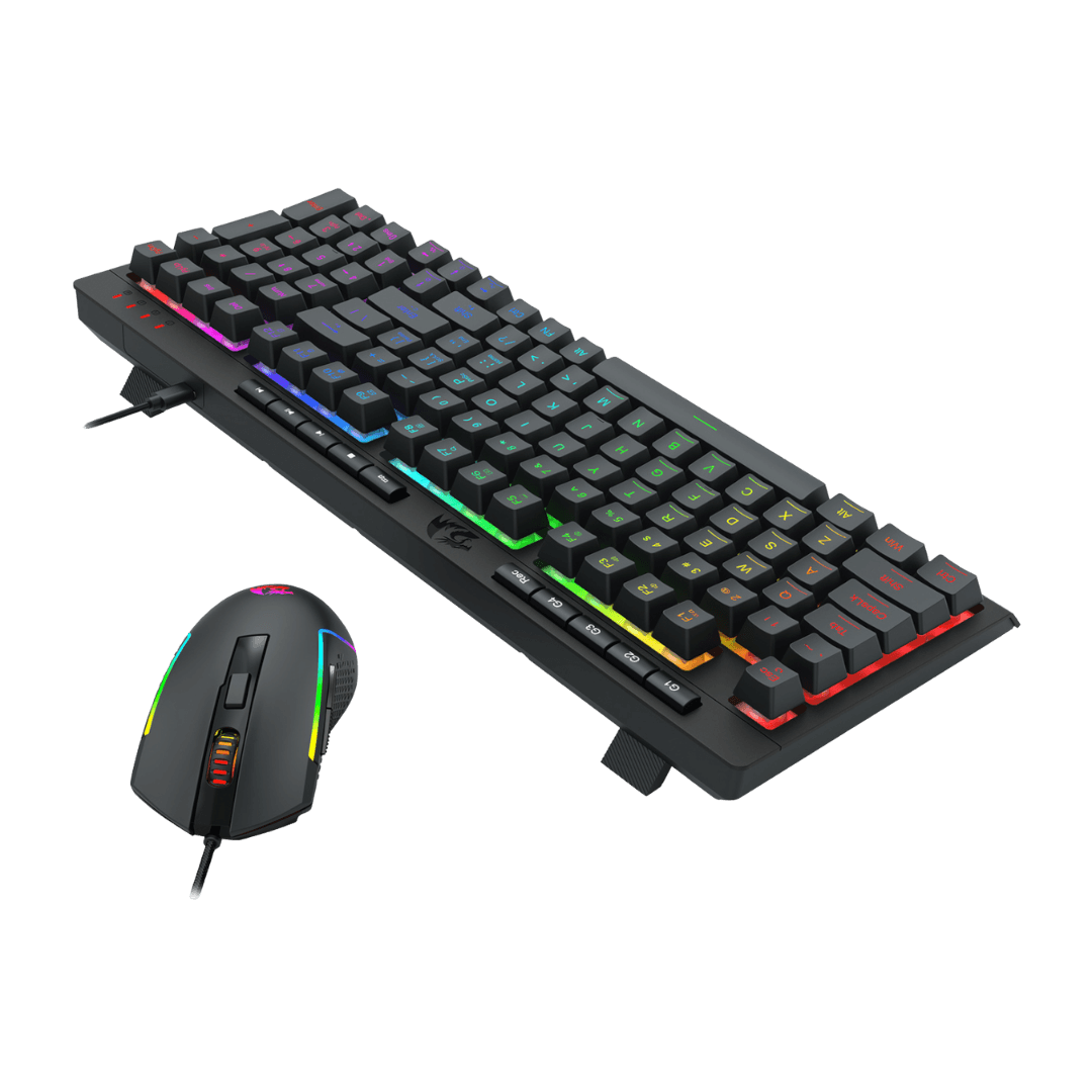 Redragon 4-in-1 Keyboard, Mouse, Mousepad, Headset Gaming Combo