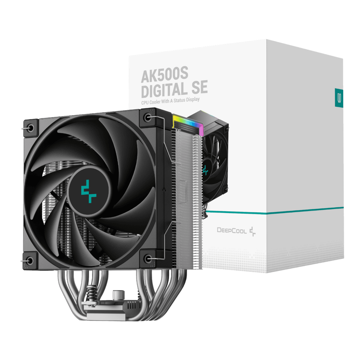 DeepCool AK500S Digital 120mm Air CPU Cooler  Black