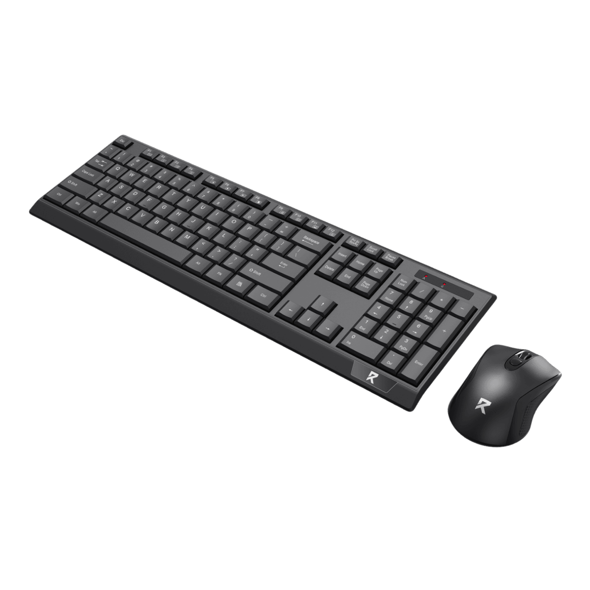 Redragon Wireless Office Keyboard and Mouse Combo  Black