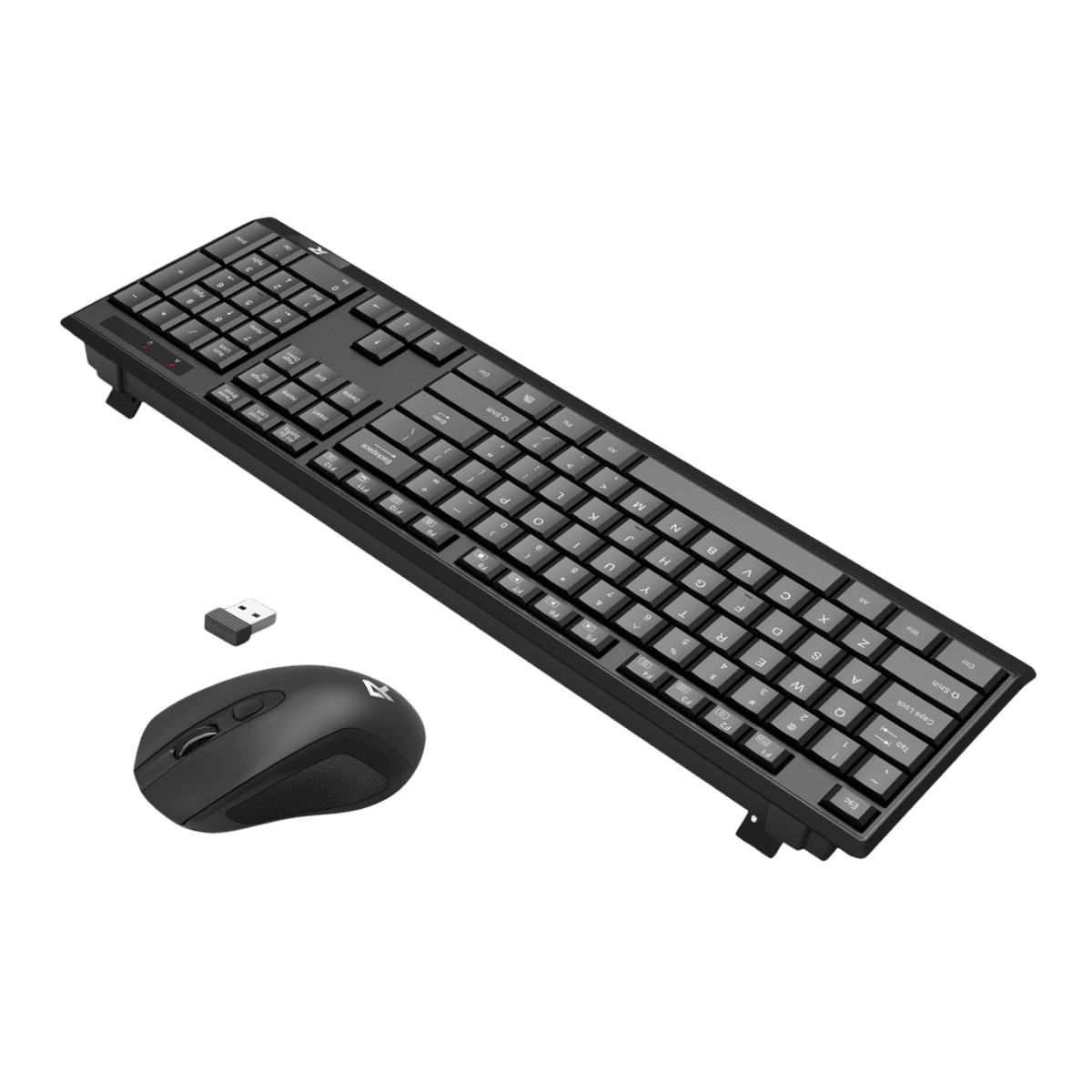 Redragon Wireless Office Keyboard and Mouse Combo  Black