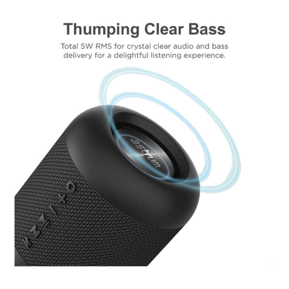 Astrum 5W True Wireless IPX5 Portable Speaker - ST050