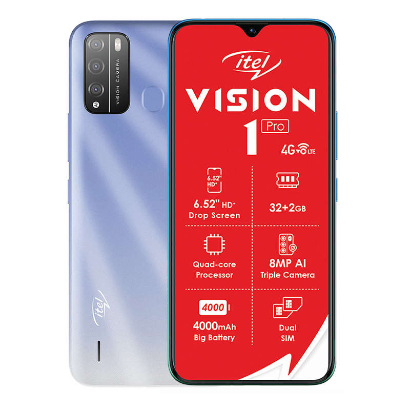 Itel Vision 1 Pro Dual Sim Network Locked 32GB - Crystal Blue