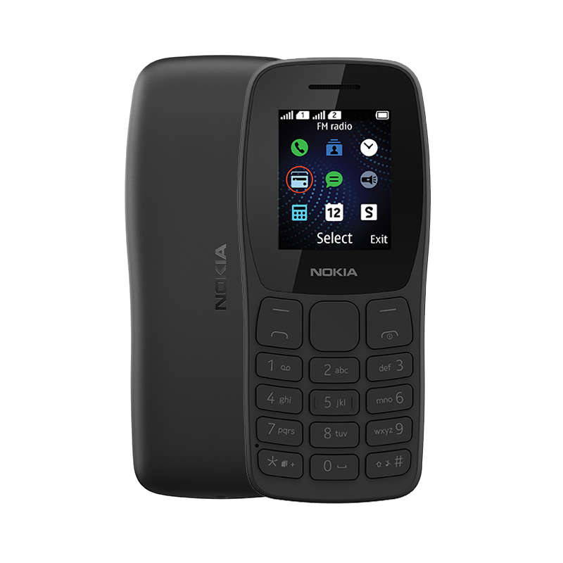 Nokia 105 Africa Edition Dual Sim - Charcoal