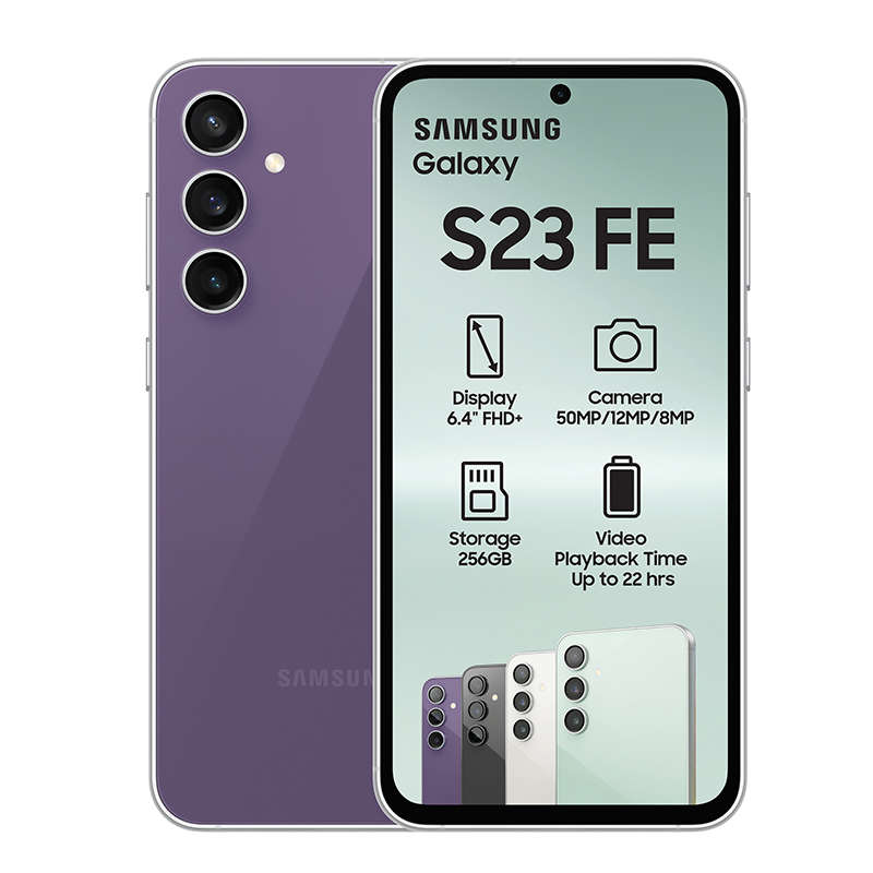 Samsung Galaxy S23 FE Dual Sim 256GB - Purple