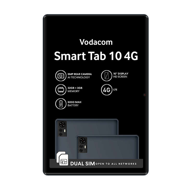 Vodacom Smart Tab 10 4G 32GB - Black