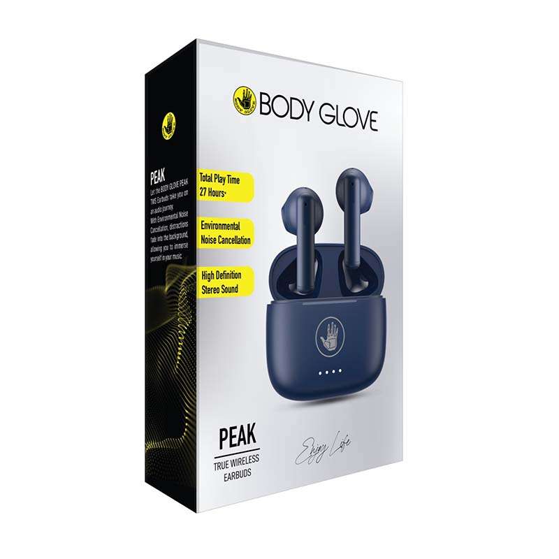 Body Glove Peak ENC True Wireless Earbuds - Blue