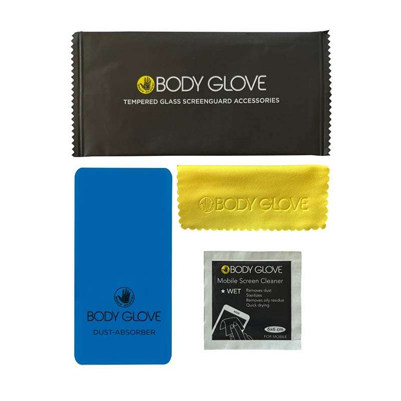 Body Glove Apple iPhone 16 / iPhone 16 Plus Camera Tempered Glass Screen Protector - Black