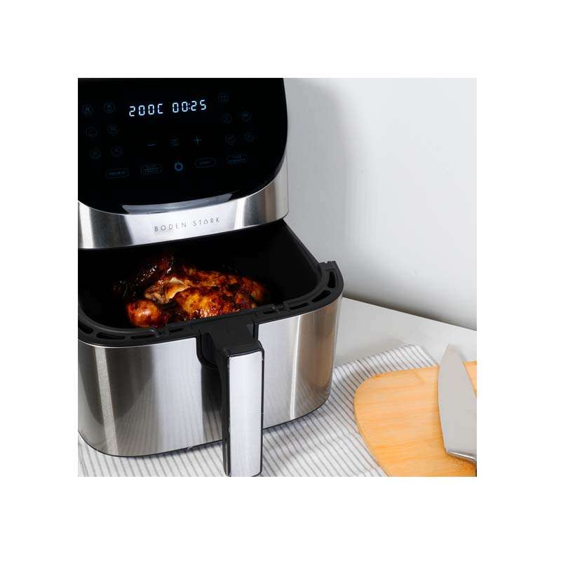 Boden Stark 7.8L Digital Air Fryer - Silver